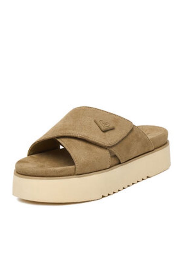 Roxy Klapki CWBEOB-HY22031-2 Beżowy. Kolor: beżowy. Materiał: materiał