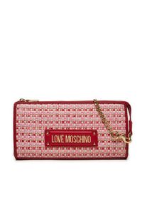 Love Moschino - LOVE MOSCHINO Torebka JC4348PP05K60500 Czerwony. Kolor: czerwony. Materiał: skórzane