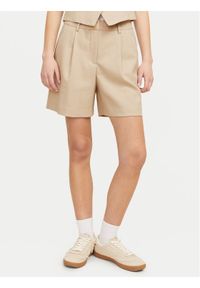 JJXX Szorty materiałowe Ellis 12268838 Beżowy Wide Leg. Kolor: beżowy. Materiał: syntetyk #1