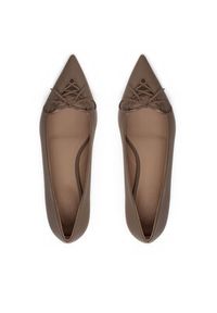 MALONE SOULIERS Baleriny Hedy Flat 10-2 Brązowy. Kolor: brązowy. Materiał: skóra #3