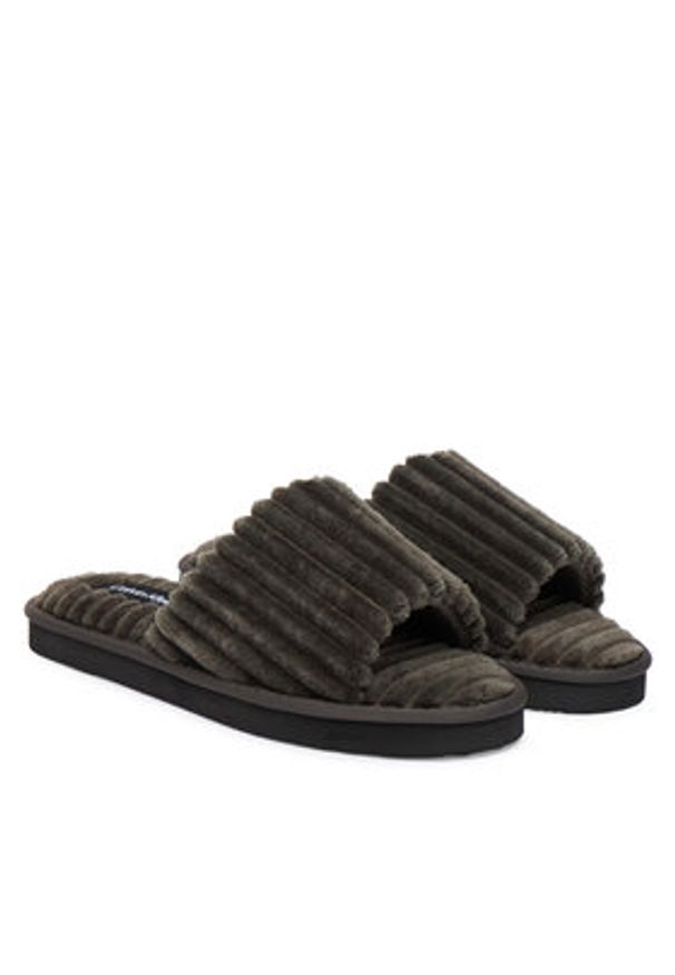 Calvin Klein Jeans Kapcie YW0YW01915 Szary. Kolor: szary. Materiał: materiał