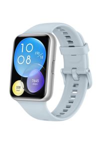 HUAWEI - Smartwatch Huawei Watch Fit 2 Active niebieski. Rodzaj zegarka: smartwatch. Kolor: niebieski. Materiał: guma, mesh, skóra. Styl: sportowy, klasyczny, elegancki
