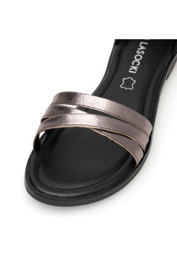 Lasocki Sandały WI16-FOXI-71 Czarny. Kolor: czarny. Materiał: skóra