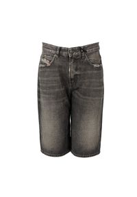 Diesel Szorty "De-Lily" | A04747-09A81 | Kobieta | Czarny, Grafitowy. Okazja: na co dzień, na spacer. Kolor: szary, wielokolorowy, czarny. Materiał: bawełna. Długość: długie. Sezon: lato. Styl: casual, elegancki #1