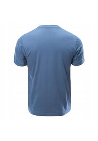 Hi-tec - T-shirt Męski Amilo. Kolor: niebieski. Sport: turystyka piesza