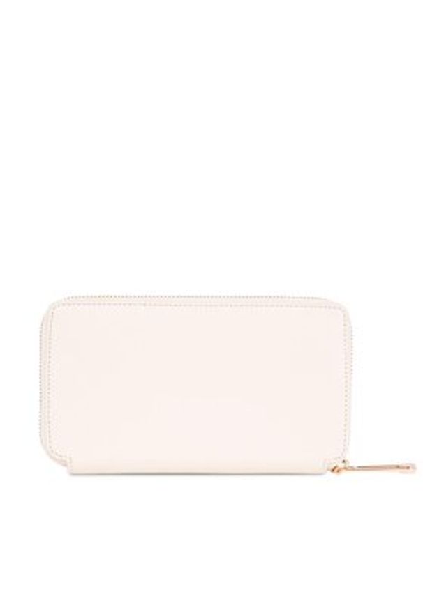 TOMMY HILFIGER - Tommy Hilfiger Duży Portfel Damski Iconic Tommy Large Za AW0AW16009 Écru. Materiał: skóra
