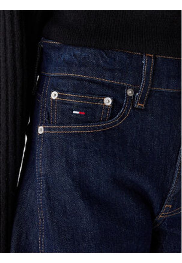 Tommy Jeans Jeansy Ella DW0DW22617 Granatowy Barrel Fit. Kolor: niebieski