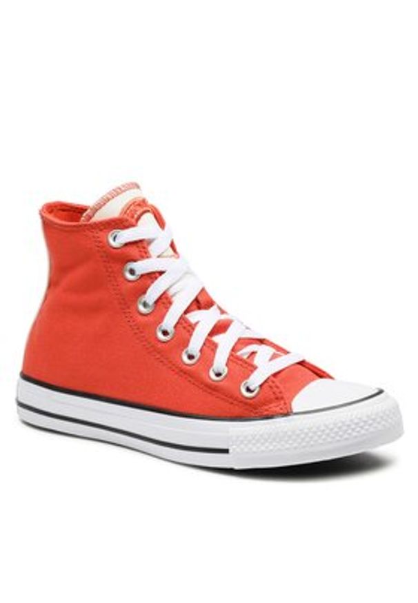 Converse Trampki Chuck Taylor All Star Hi A06197C Pomarańczowy. Kolor: pomarańczowy. Materiał: materiał