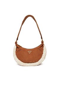 Guess Torebka Amita Mini HWSW95 39720 Brązowy. Kolor: brązowy. Materiał: skórzane, zamszowe #4
