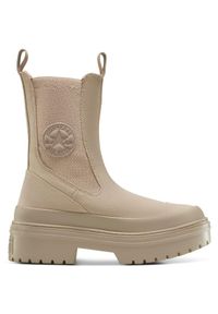 Buty Converse Chuck Taylor As Lugged Heel Nu. Kolor: beżowy. Materiał: skóra, materiał. Sport: fitness #1