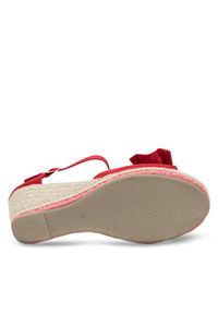 DeeZee Espadryle WYL2710-02 Czerwony. Kolor: czerwony. Materiał: materiał #4