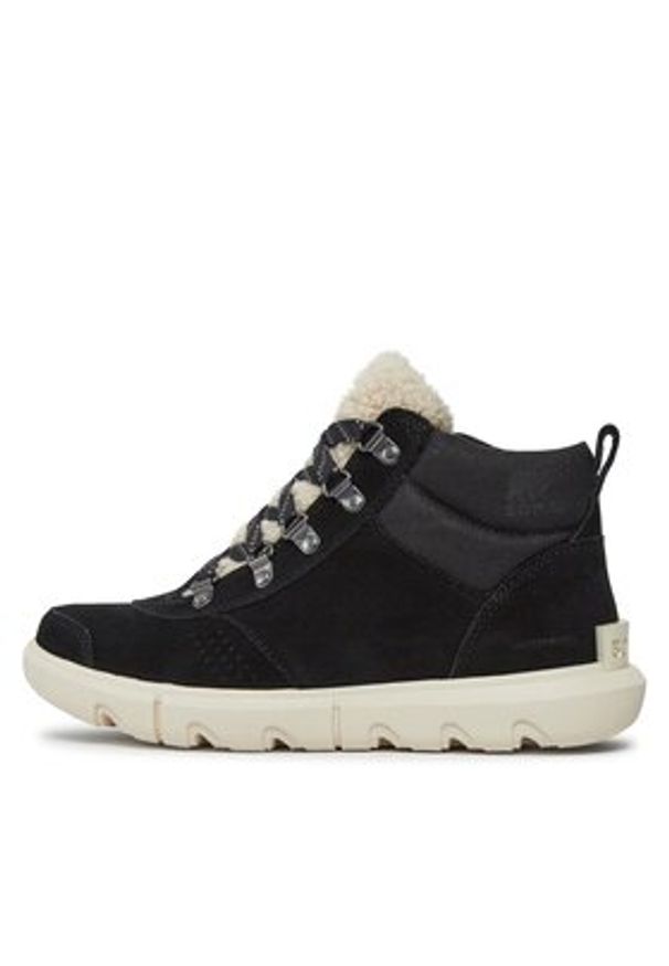 sorel - Sorel Botki Explorer Next™ Hiker Wp NL5028-010 Czarny. Kolor: czarny. Materiał: zamsz, skóra