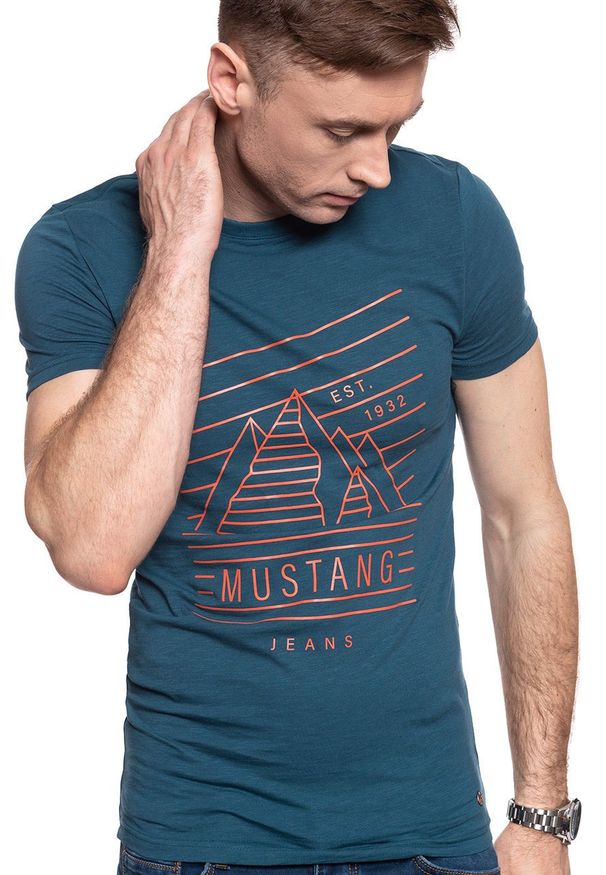 Mustang - MUSTANG Aaron C Print 1009979 5243. Wzór: nadruk