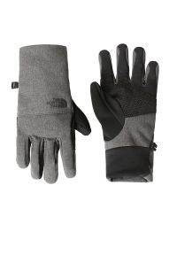 Rękawiczki The North Face Apex Etip 0A7RHEDYZ1 - szare. Kolor: szary. Materiał: tkanina, materiał. Wzór: nadruk. Sezon: zima, jesień