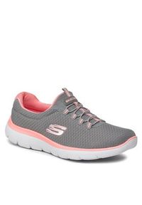 skechers - Skechers Sneakersy Summits 12980/GYPK Szary. Kolor: szary. Materiał: materiał