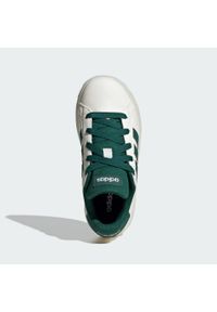 Adidas - Buty Grand Court Lifestyle Tennis Lace-Up. Kolor: czarny, zielony, biały, wielokolorowy. Materiał: materiał