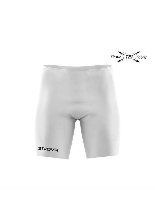 Spodenki Givova Bermuda Skin. Kolor: biały. Materiał: elastan, poliester. Sport: piłka nożna