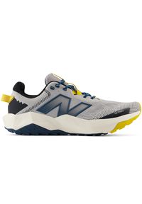 Buty męskie New Balance DynaSoft Nitrel v6 MTNTRLY6 – szare. Kolor: szary. Materiał: materiał, syntetyk. Szerokość cholewki: normalna. Sport: fitness, bieganie