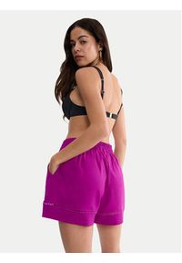 Triumph Szorty piżamowe Summer Wear 10227237 Różowy Regular Fit. Kolor: różowy. Materiał: len #5