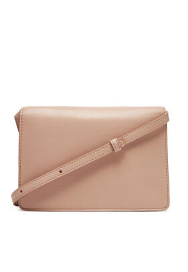 Calvin Klein Torebka Hardware Flap Crossbody K60K612967 Różowy. Kolor: różowy. Materiał: skórzane