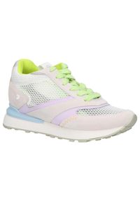 Gioseppo - Buty GIOSEPPO LARRABEE Biały. Kolor: zielony, biały, żółty, wielokolorowy. Materiał: tkanina. Sport: turystyka piesza