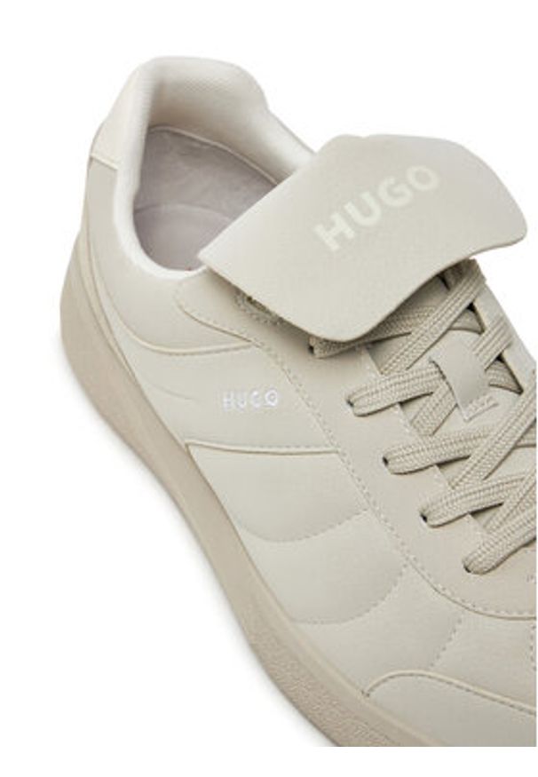 Hugo - HUGO Sneakersy Riven 50536279 Beżowy. Kolor: beżowy. Materiał: skóra