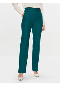 BOSS - Boss Spodnie materiałowe Teana1 50509118 Zielony Slim Fit. Kolor: zielony. Materiał: wełna #1