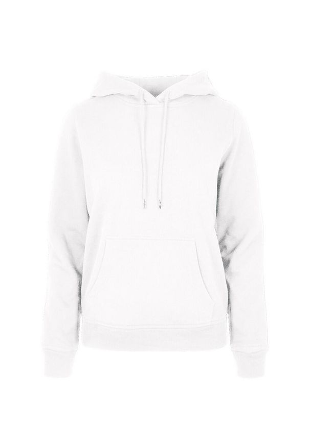 BUILD YOUR BRAND - Bluza Z Kapturem Dla Kobiet. Typ kołnierza: kaptur. Kolor: biały
