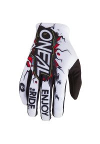 O'NEAL - Rękawiczki rowerowe O'neal Matrix Villain. Kolor: biały. Sport: kolarstwo #1