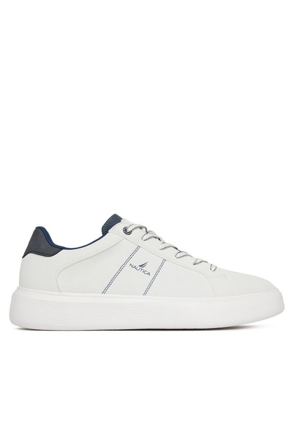 Sneakersy Nautica. Kolor: biały
