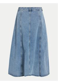 Vila Spódnica jeansowa Kora 14106317 Niebieski Regular Fit. Kolor: niebieski. Materiał: bawełna #6