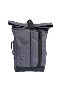Adidas - Plecak adidas Utility Backpack Roll Top. Kolor: szary