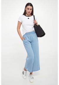 T-shirt damski DKNY JEANS. Materiał: jeans #4