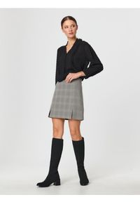 Sinsay - Spódnica mini trapezowa - wielobarwny. Materiał: materiał