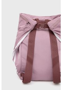 Adidas - adidas plecak damski kolor różowy duży z nadrukiem. Kolor: różowy. Materiał: poliester, materiał. Wzór: nadruk