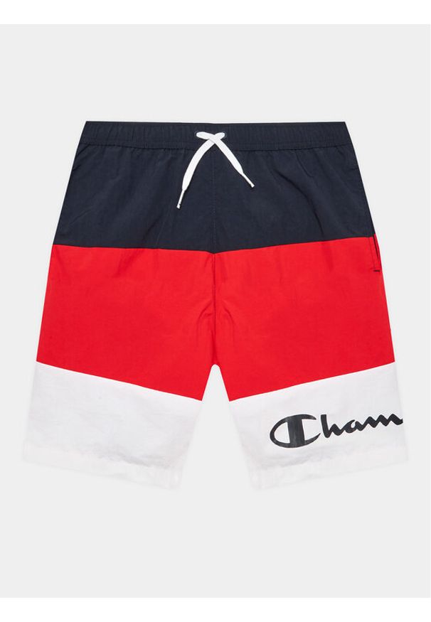 Champion Szorty kąpielowe 306395 Granatowy Regular Fit. Kolor: niebieski. Materiał: syntetyk