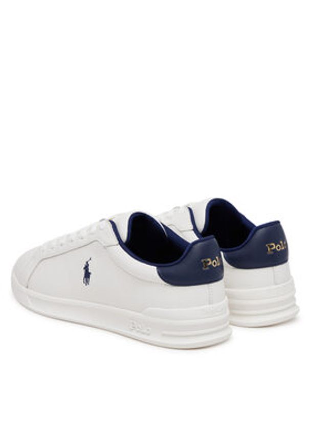 Polo Ralph Lauren Sneakersy 809968172001 Biały. Kolor: biały. Materiał: skóra