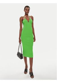 MICHAEL Michael Kors Sukienka letnia MS4822X33D Zielony Slim Fit. Kolor: zielony. Materiał: wiskoza. Sezon: lato #5