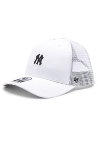 47 Brand Czapka z daszkiem MLB New York Yankees Base Runner Mesh '47 MVP B-BRNMS17CTP-WHA Biały. Kolor: biały. Materiał: materiał