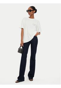 ViCOLO T-Shirt RB0851 Écru Regular Fit. Materiał: bawełna #3