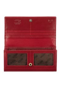 Wittchen - Damski portfel skórzany o prostym kroju czerwony. Kolor: czerwony. Materiał: skóra #5