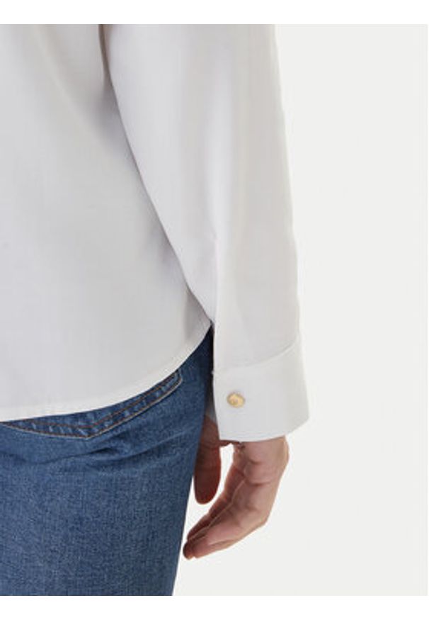 TOMMY HILFIGER - Tommy Hilfiger Koszula WW0WW46597 Écru Regular Fit. Materiał: wiskoza