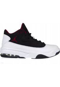 Buty do chodzenia męskie Nike Jordan Max Aura 2. Zapięcie: sznurówki. Kolor: biały, wielokolorowy. Materiał: guma, skóra, tkanina, materiał, syntetyk. Szerokość cholewki: normalna. Sport: turystyka piesza