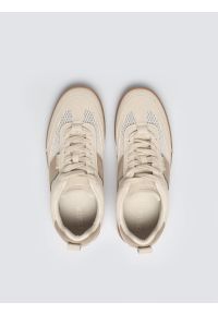 Big-Star - Sneakersy damskie beżowe TT274759 801. Nosek buta: okrągły. Kolor: beżowy. Materiał: guma, denim, syntetyk. Szerokość cholewki: normalna #5