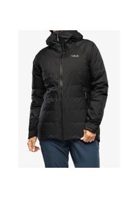 Kurtka puchowa damska Rab Valiance Jacket. Kolor: czarny. Materiał: puch