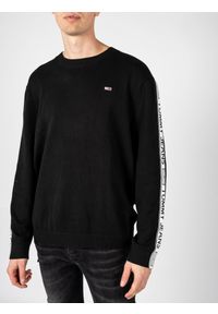 Tommy Jeans Sweter "C-Neck" | DM0DM013049BDS | Mężczyzna | Czarny. Okazja: na co dzień. Kolor: czarny. Materiał: bawełna. Styl: casual #3