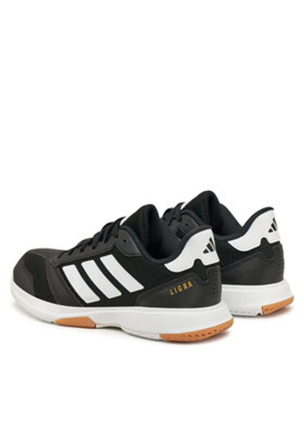 Adidas - adidas Buty halowe Ligra 8 Indoor IH8119 Czarny. Kolor: czarny. Materiał: materiał