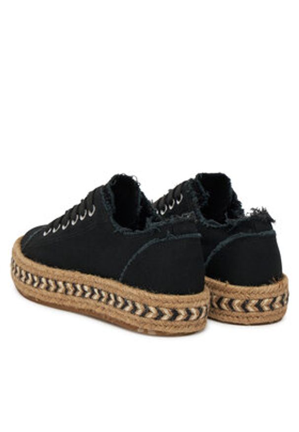 DeeZee Espadryle ZYKS305 Czarny. Kolor: czarny. Materiał: materiał