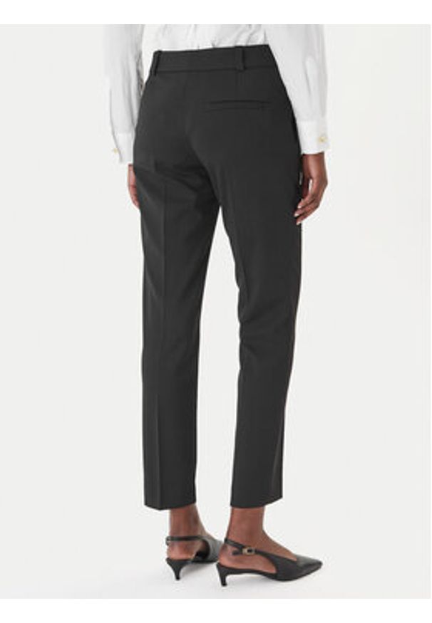 Hugo - HUGO Chinosy Hetana 50516132 Czarny Slim Fit. Kolor: czarny. Materiał: syntetyk