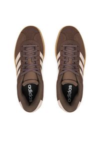 Adidas - adidas Sneakersy Vl Court Bold J KK4502 Brązowy. Kolor: brązowy. Materiał: zamsz, skóra #4